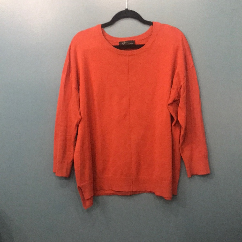 Orange Sweater